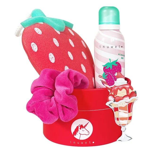 Coffret bombes de bain Fun bath box Fraise 