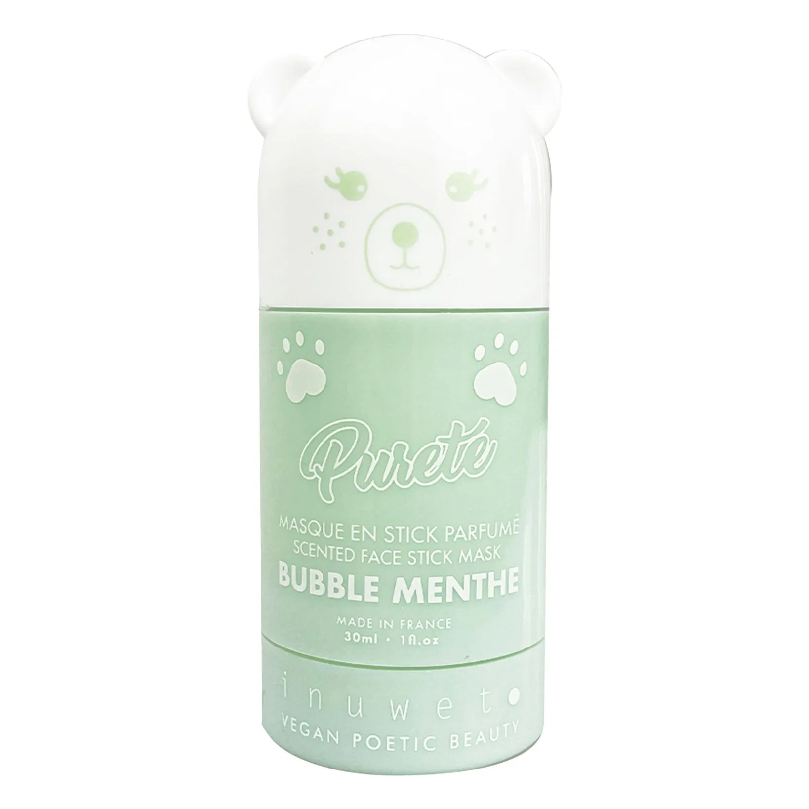 Inuwet Green Bubble Mint Detoxifying Clay Stick Mask