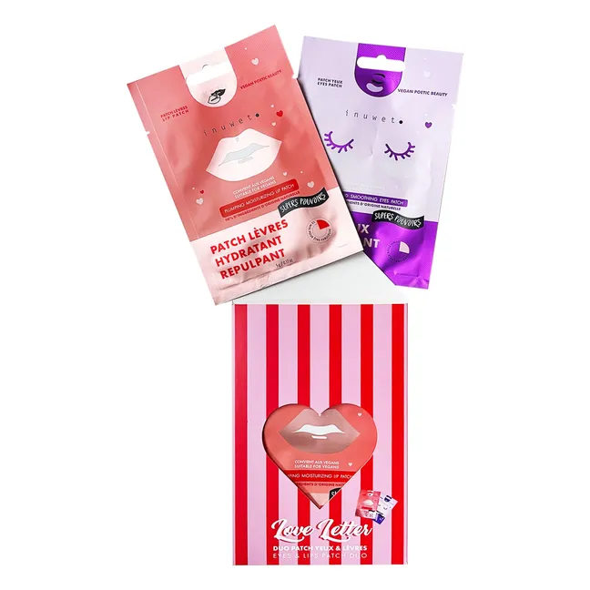 Coffret patch yeux et lèvres Love letter 