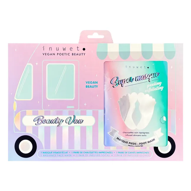 Coffret masques mains visage et pieds Beauty Van 