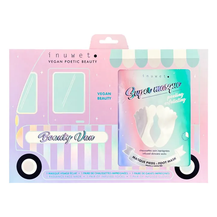 Coffret masques mains visage et pieds Beauty Van - Image produit n°1