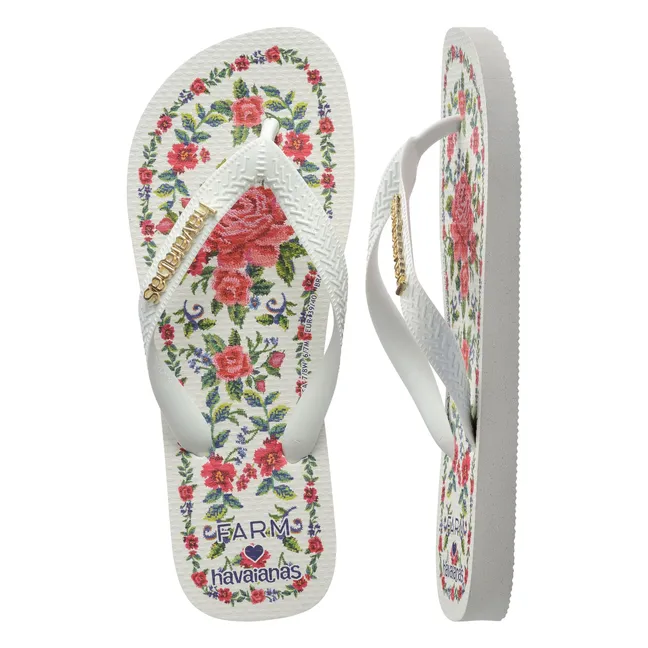 Tongs Farm Beleza | Blanc