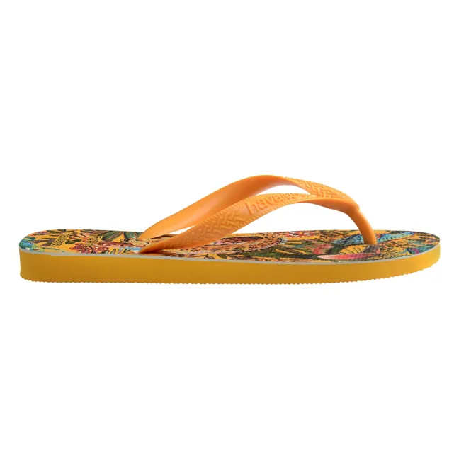 Chanclas Farm Selva | Amarillo Mostaza