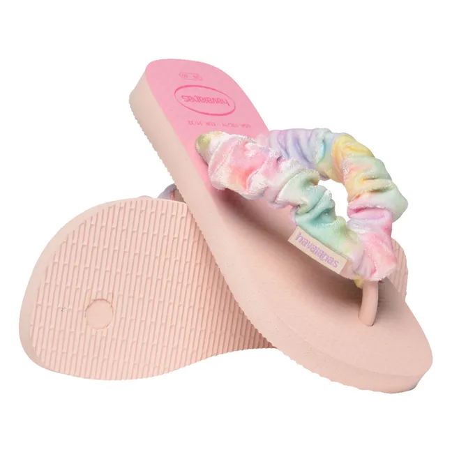 Tongs Bébé Fluffy | Rose