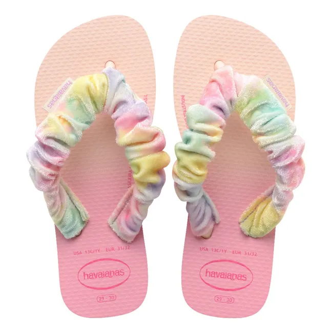 Fluffy Baby Flip Flops | Pink