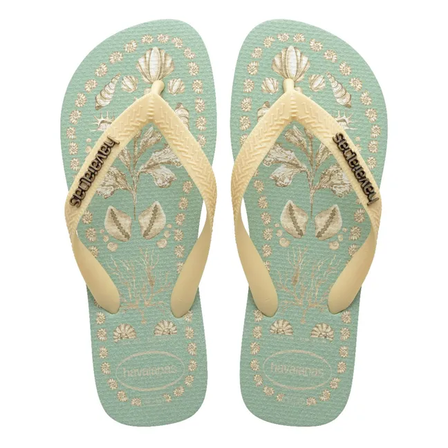 Tongs Top Tropicalia Vibes | Vert Menthe