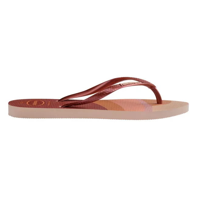 Tongs Slim Palette Glow | Rose pâle