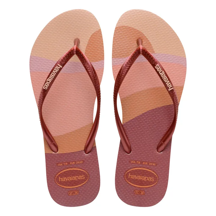 Tongs Slim Palette Glow | Rose pâle- Image produit n°0