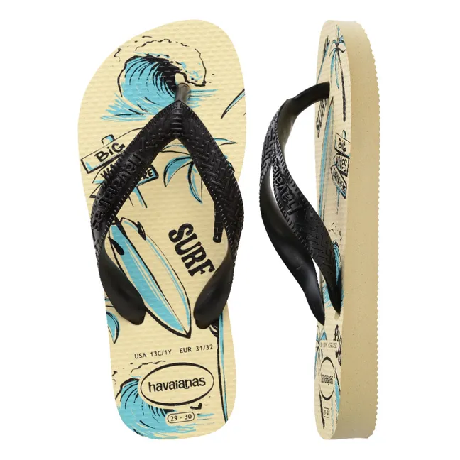 Athletic baby flip-flops | Cream