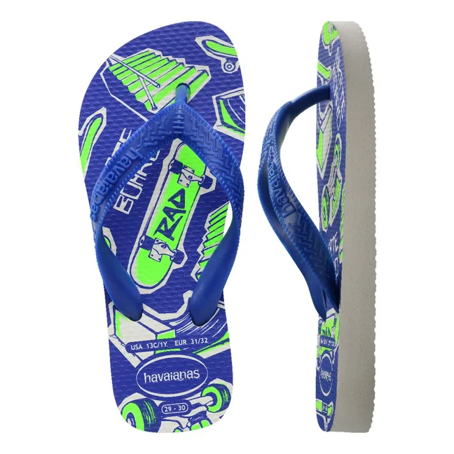 Athletic baby flip-flops | Navy blue