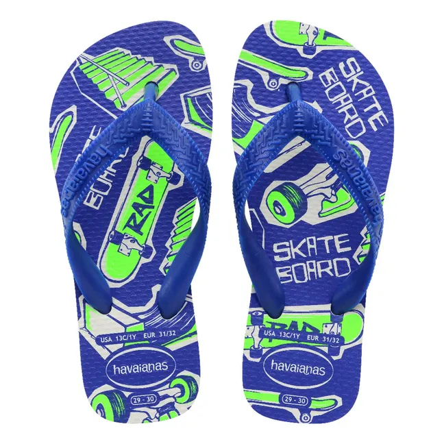 Athletic baby flip-flops | Navy blue