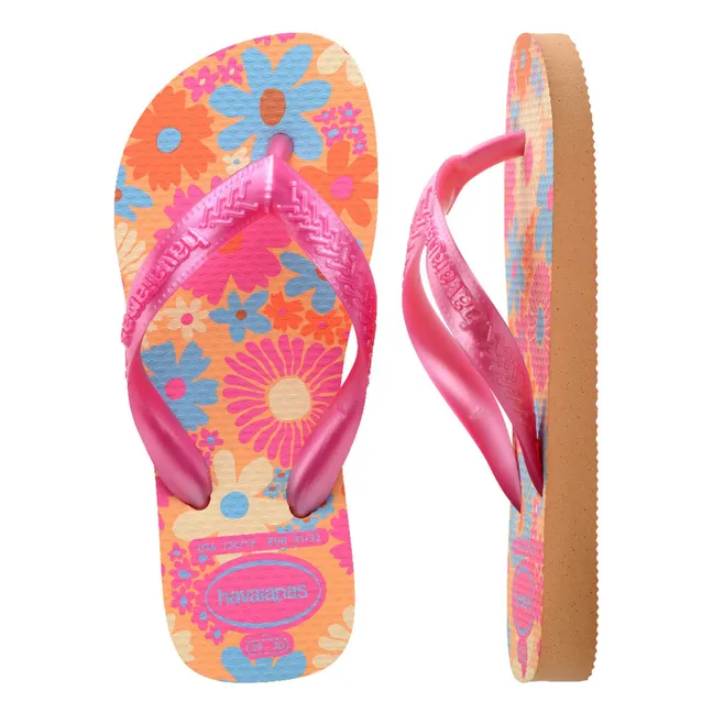 Flores baby flip-flops | Orange