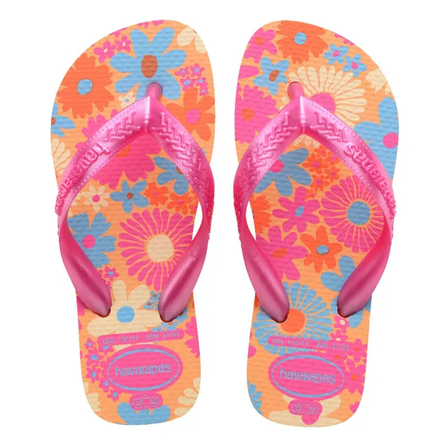 Flores baby flip-flops | Orange