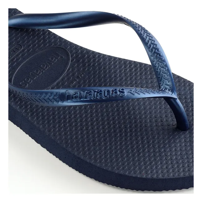 Slim flip-flops | Navy blue