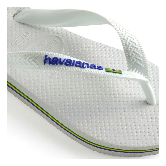 Brasil Logo Flip Flops | Weiß