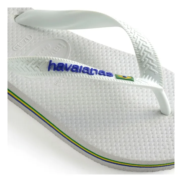 Tongs Brasil Logo | Blanc- Image produit n°4