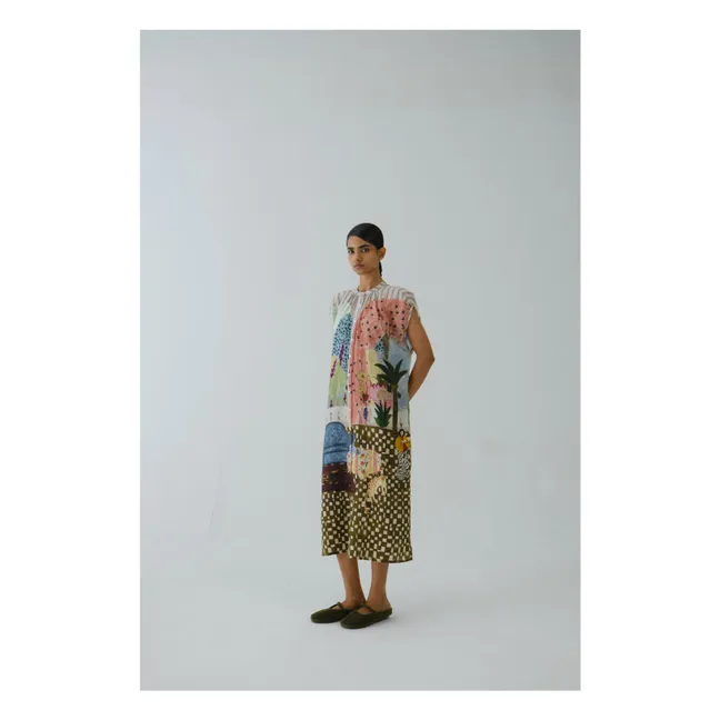 Alice Belted Dress | Dusty Pink