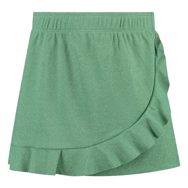 Jupe de Bain Shimmer Lurex | Vert kaki