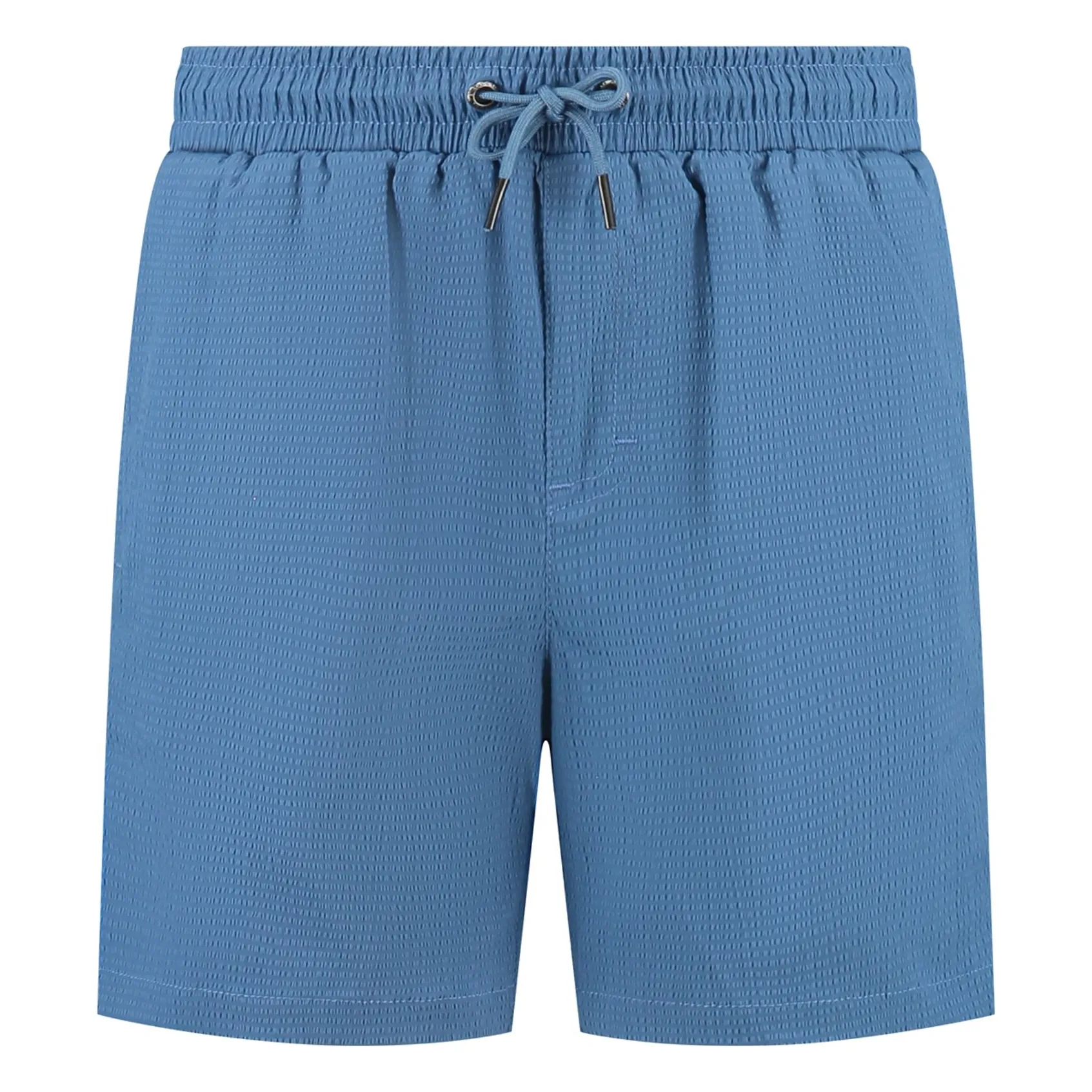 Beachlife Blue Seersucker Swim Shorts