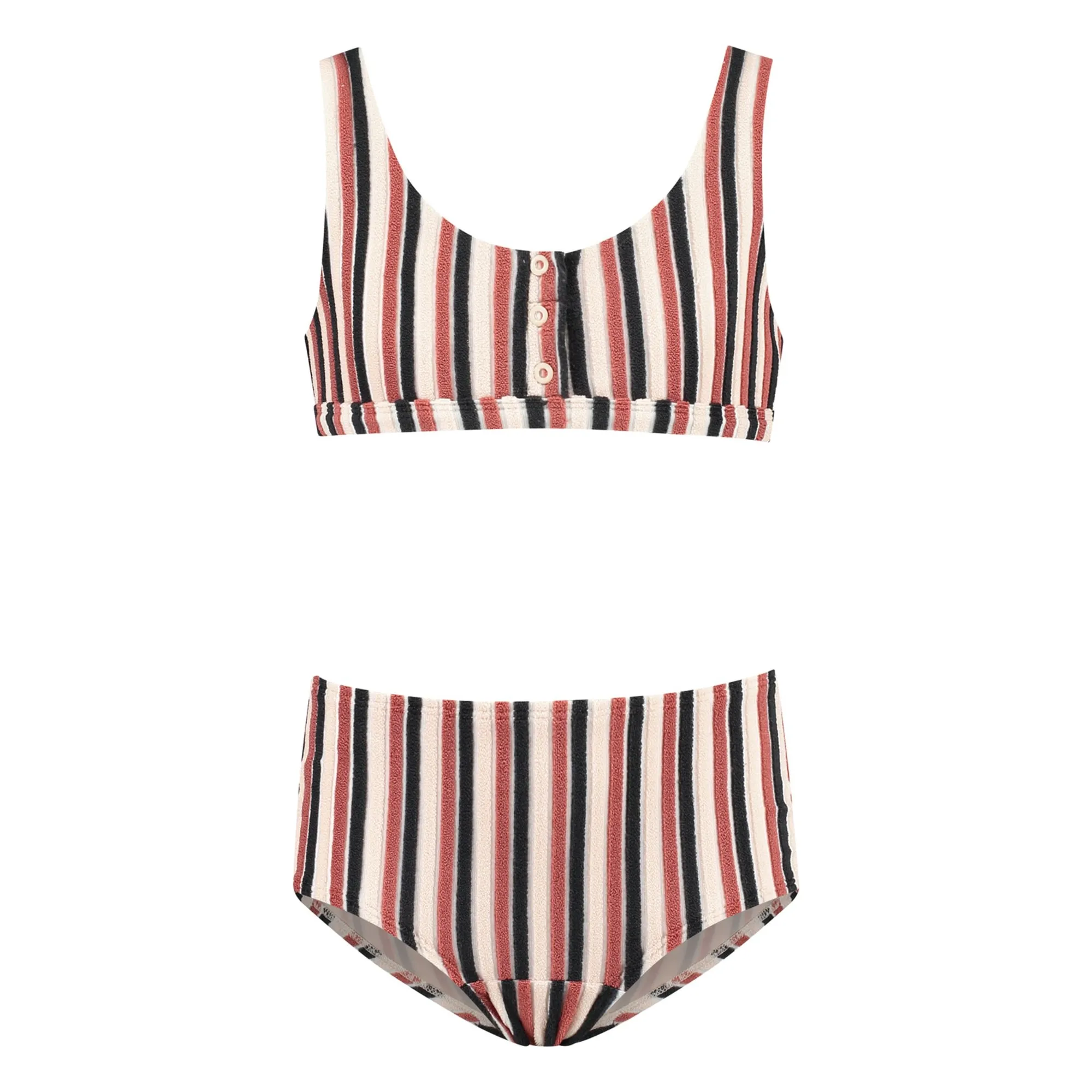 Beachlife Red 2-Piece Swimsuit Teddy Recycled Fibers