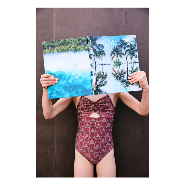 Maillot de Bain Graphics Fibres Recyclées | Bordeaux