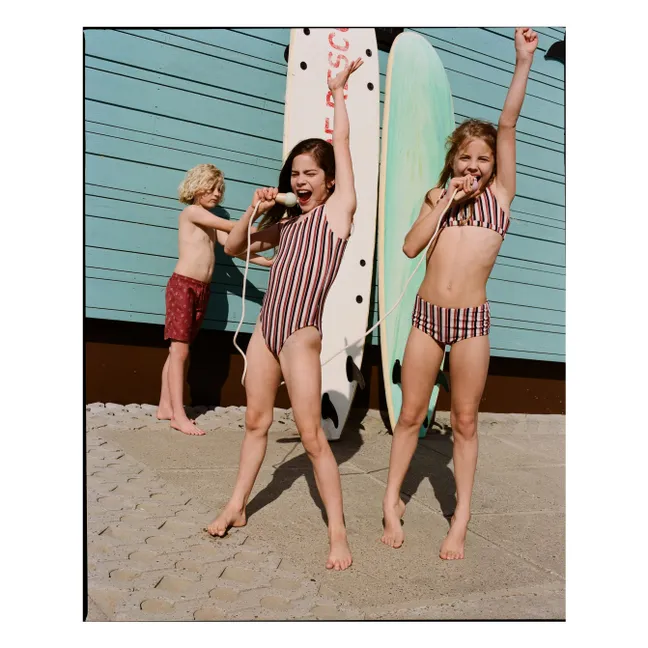 Maillot de Bain Teddy Fibres Recyclées | Rouge