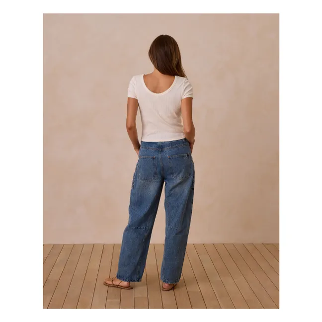 Pointelle T-shirt | Ivory