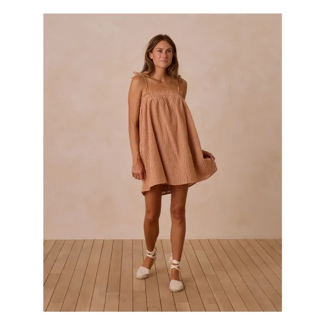 Robe Sahara Ajourée | Orange