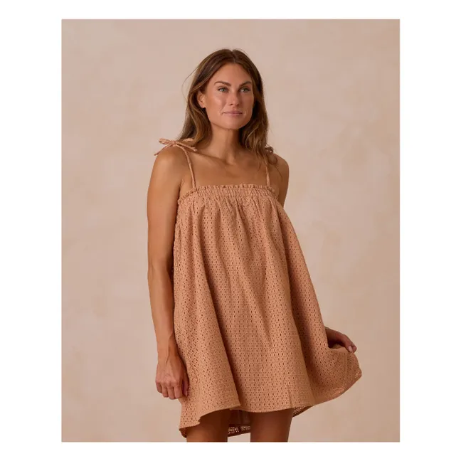 Robe Sahara Ajourée | Orange