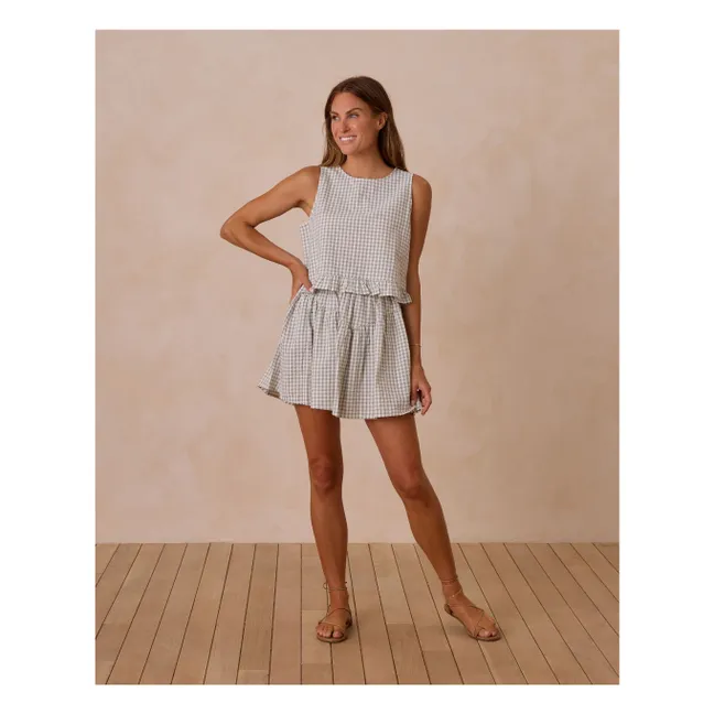 Jupe Sparrow Vichy | Sauge