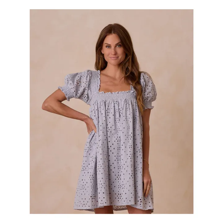 Vestido Milan Ajourée | Azul Claro- Imagen del producto n°1