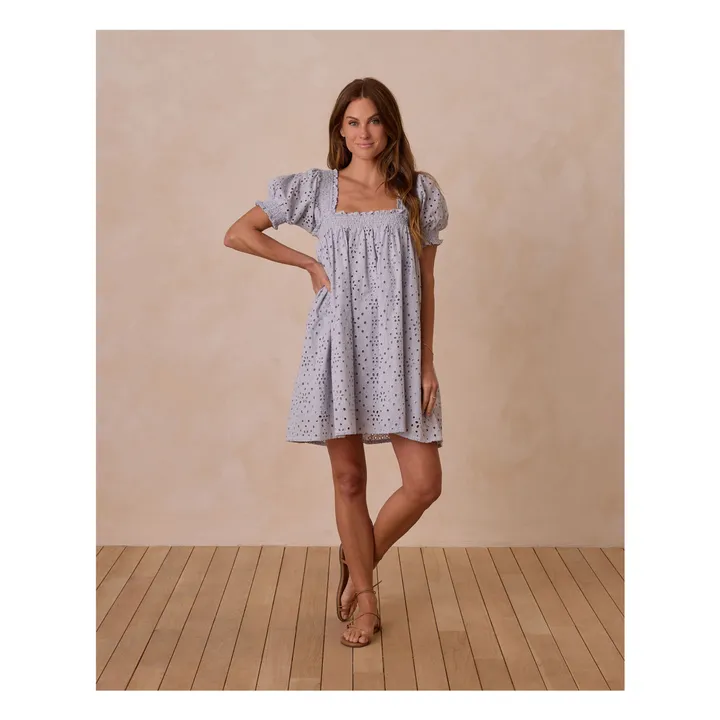 Vestido Milan Ajourée | Azul Claro- Imagen del producto n°0