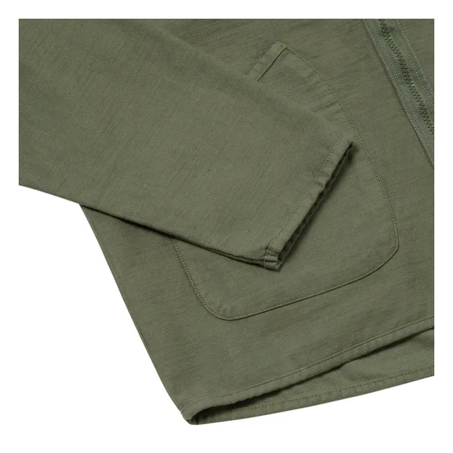 Veste Zippée Liner | Vert olive