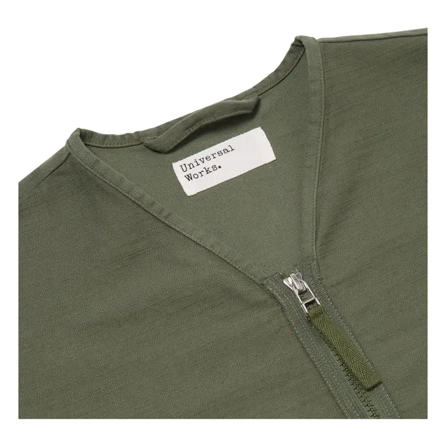 Veste Zippée Liner | Vert olive