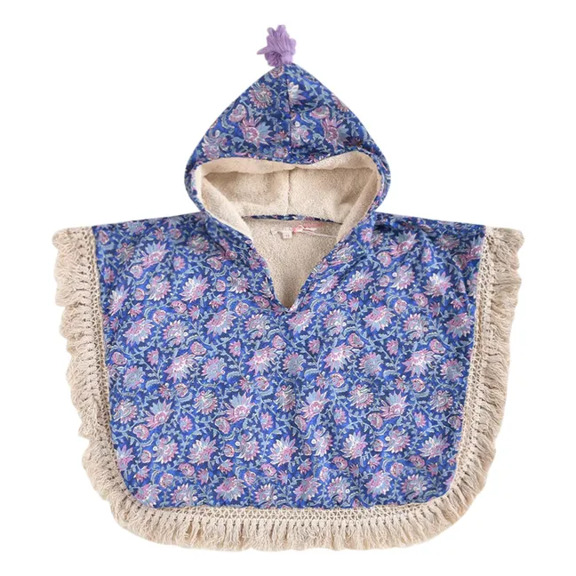 Badeponcho Mael aus Bio-Baumwolle | Dunkelblau