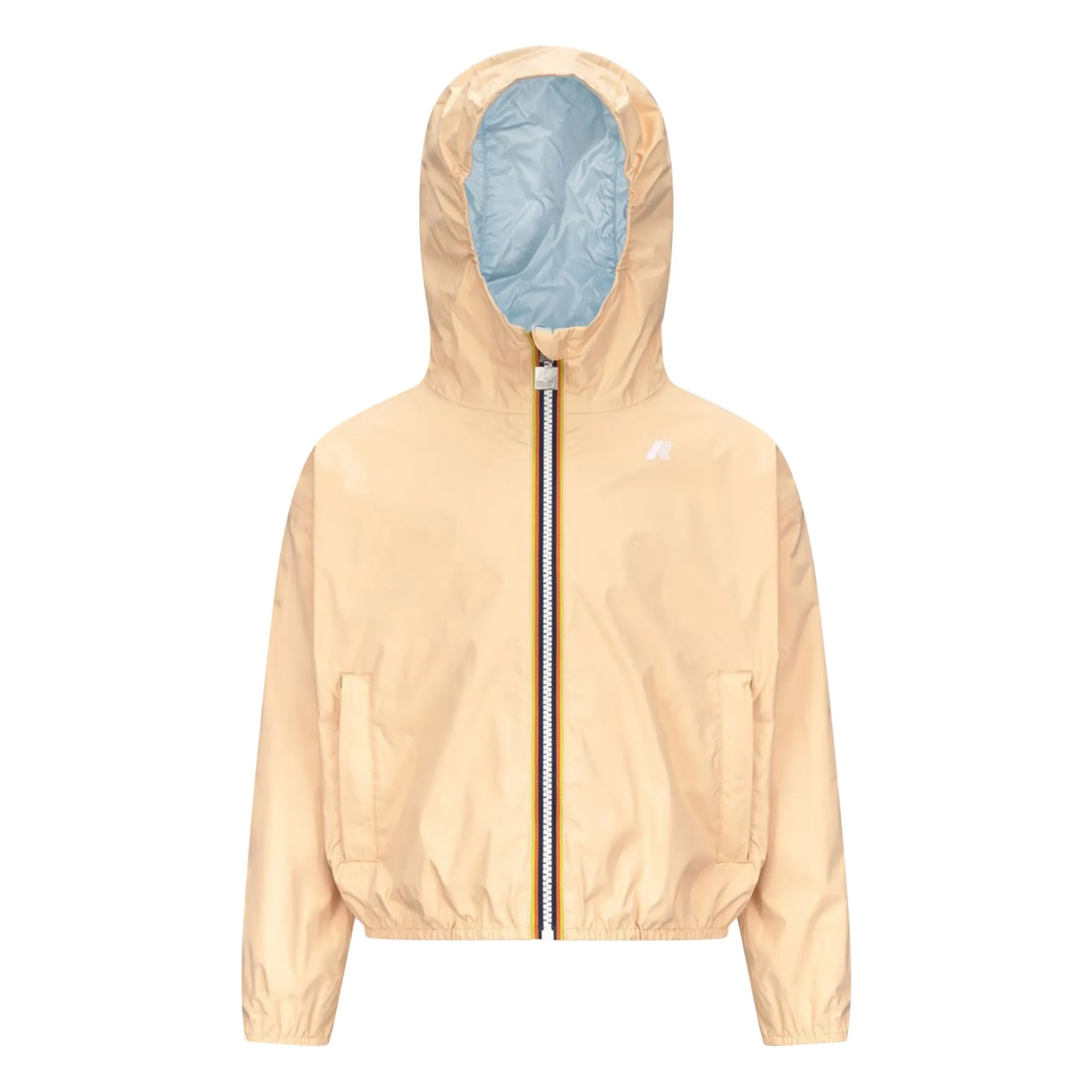 K-Way Beige Laurette Reversible Windbreaker