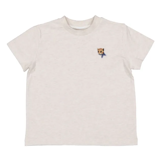 T-Shirt Milan | Beige meliert