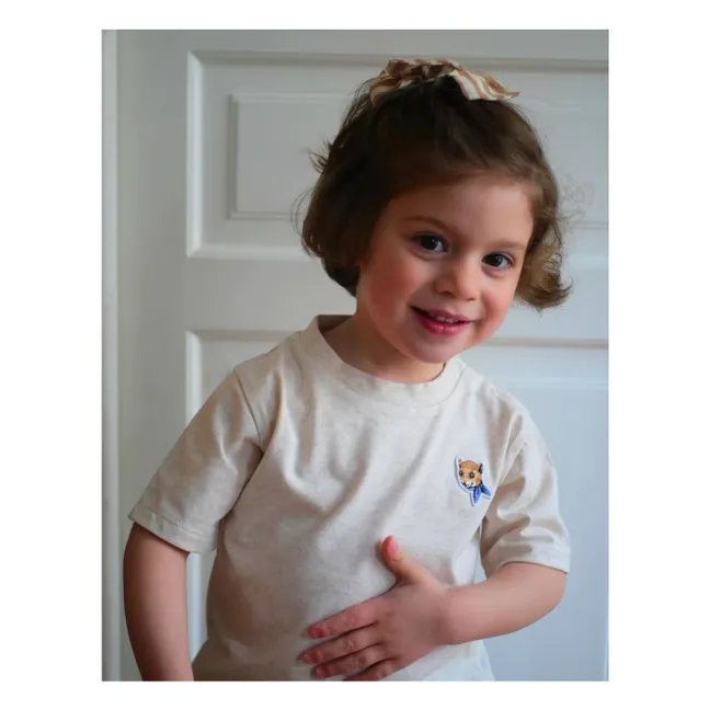 T-Shirt Milan | Beige meliert
