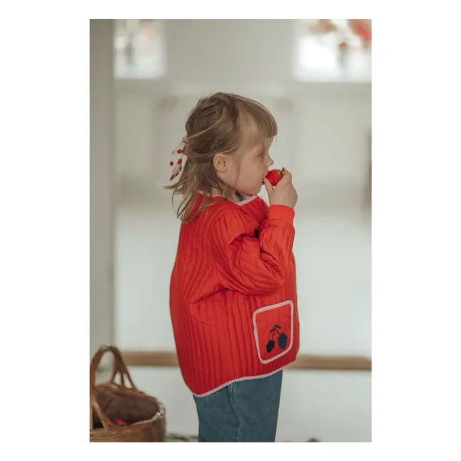 Jacke Kota Berry Bio-Baumwolle | Rot