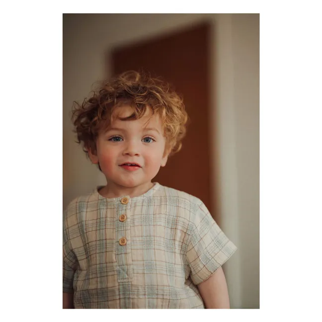 Set camicetta e pantaloncini Cha Cha | Ecru