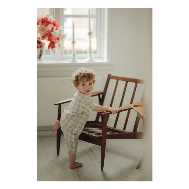 Blouse and Short Cha Cha set | Ecru