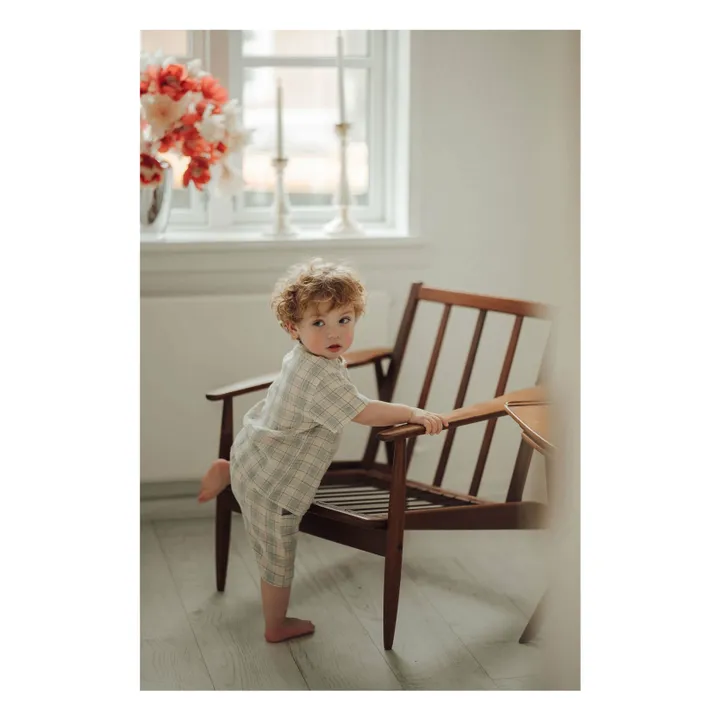 Ensemble Blouse et Short Cha Cha | Ecru- Image produit n°1