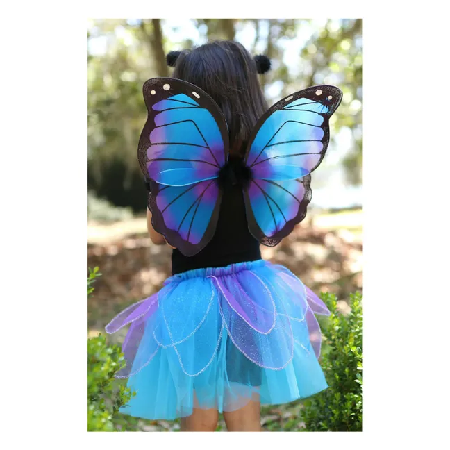 Jupe de papillon avec ses ailes et sa baquette | Bleu