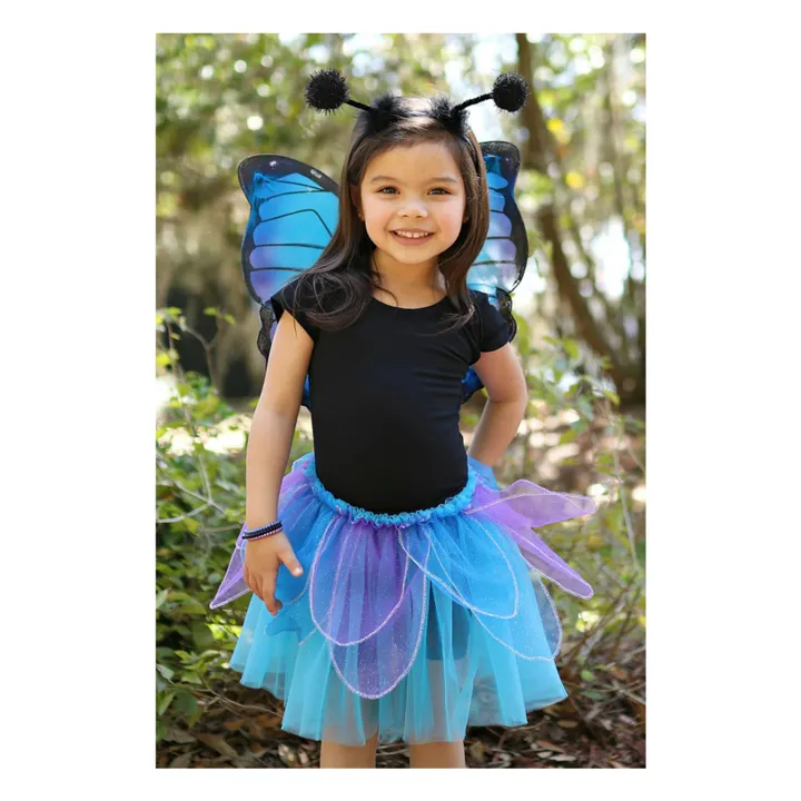 Jupe de papillon avec ses ailes et sa baquette | Bleu- Image produit n°2