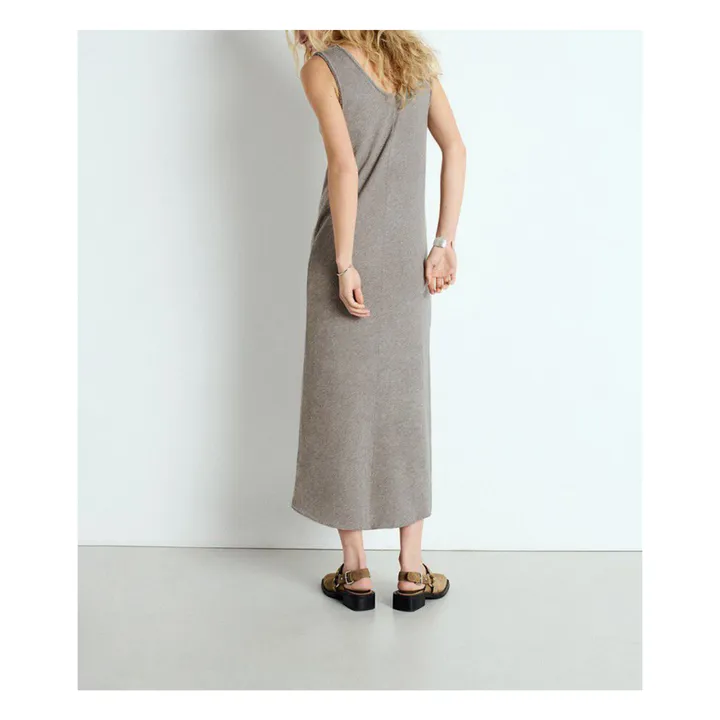 Robe Longue Col U Sonoma | Gris chiné- Image produit n°2