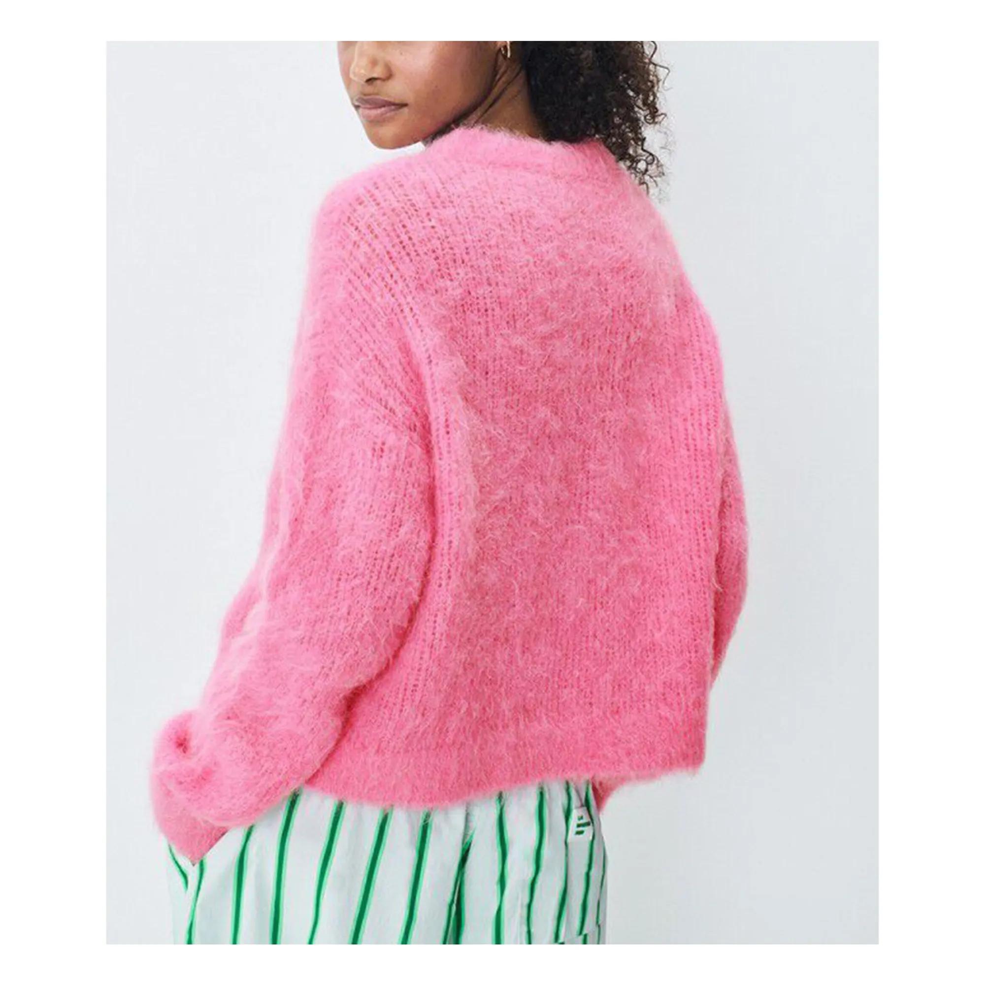 Pull Bymi Alpaga | Rose- Image produit n°2