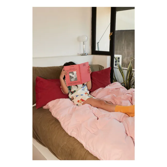Conjunto de camisa y pantalón corto de algodón ecológico Joy Story | Crudo