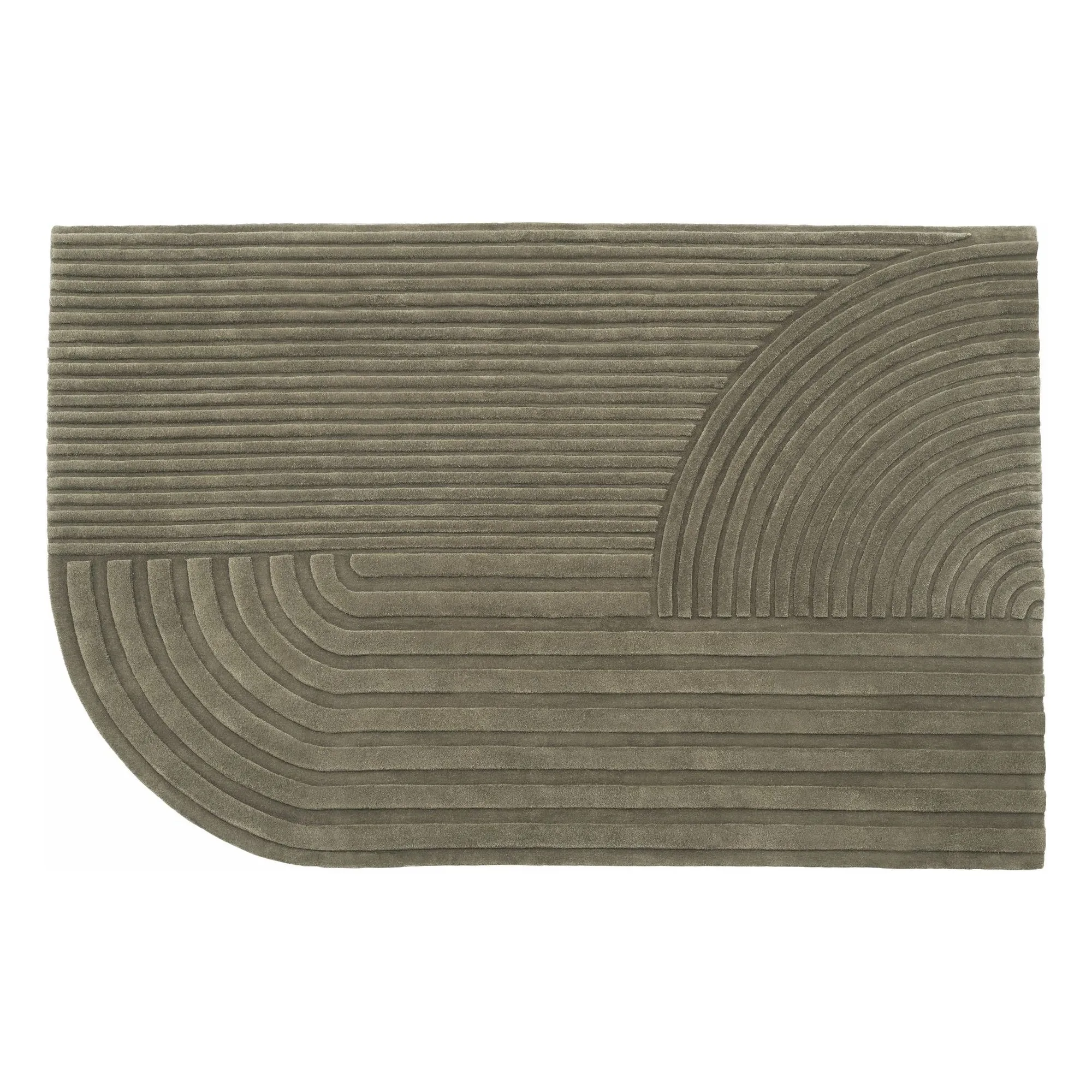 Tapis en laine Relevo, Studiopepe | Taupe- Image produit n°4