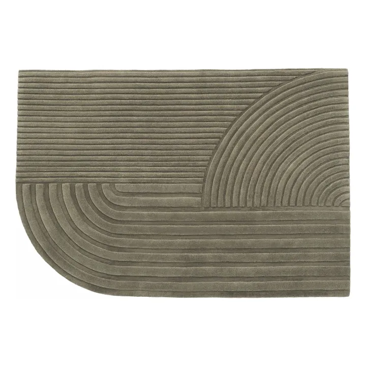 Relevo wool rug, Studiopepe | Taupe brown- Product image n°0
