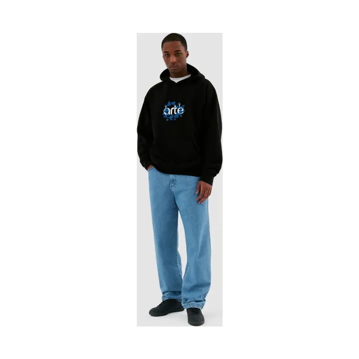 Sudadera Arte Logo Leaves | Negro- Imagen del producto n°4